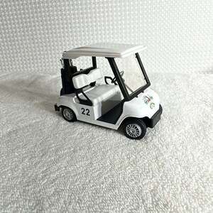 KiNSFUN Die Cast Metal Golf Cart Model with Pull Back Action (4.5 Inch)